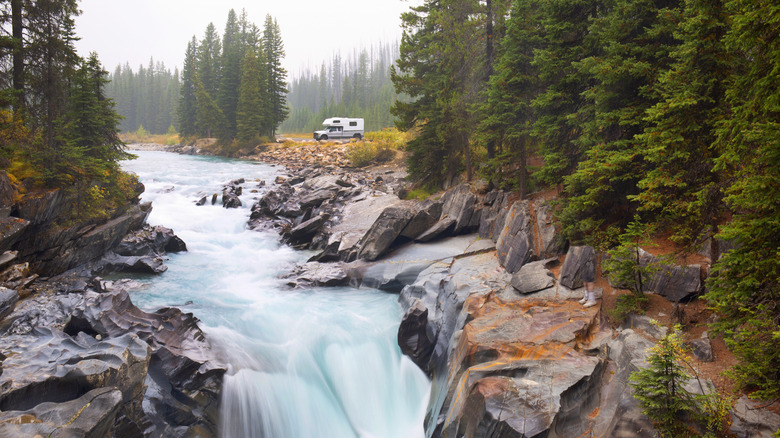 Marble Canyon in Kootenay National Park, BC, Canada