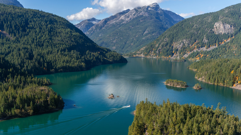 Ross Lake at the end of the Boundary Trail