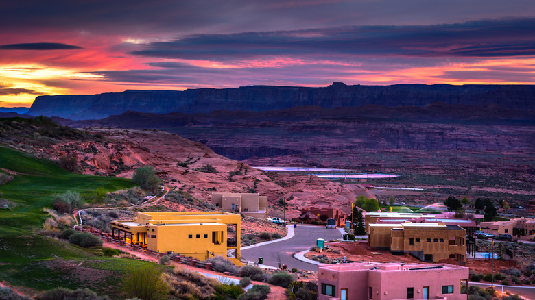 Sunset in Page, Arizona