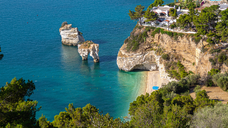 Baia delle Zagare aerial