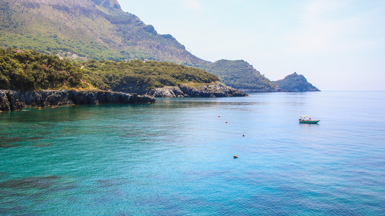 Maratea coastline in Basilicata