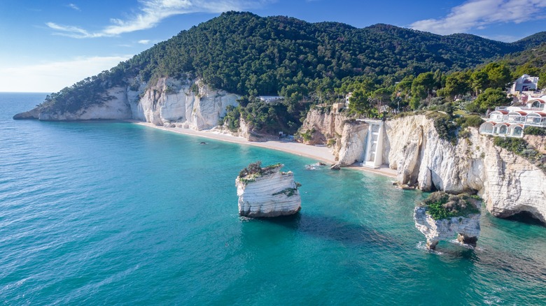 Baia delle Zagare aerial