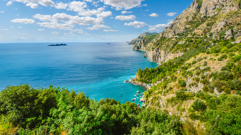 Amalfi Coast cliffs