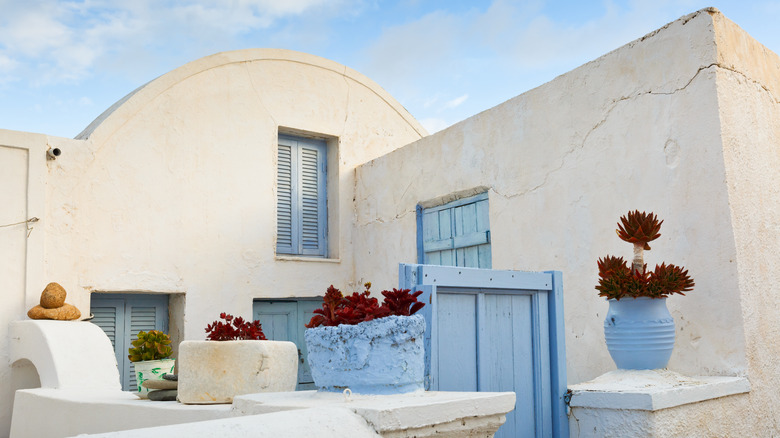 Anafi island's Grecian architecture