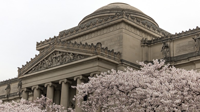 Brooklyn Museum front with trees