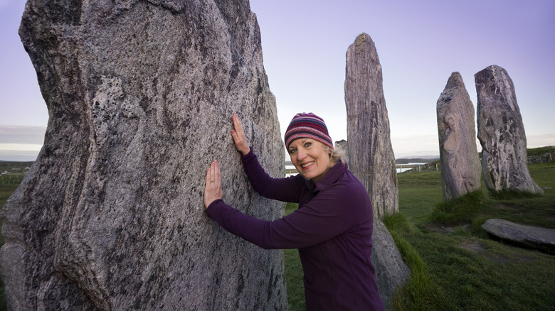 Calanais stone circle in the daylight