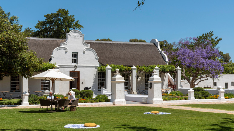 Vergenoegd Low Wine Estate Cape Dutch style homestead