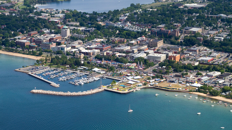 Ariel view of Traverse City