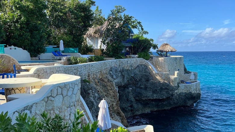 view of oceanside The Caves