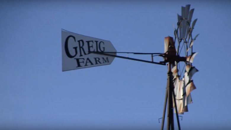 Sign at The Greig Farm