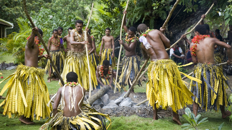 Fire walkers on Beqa island