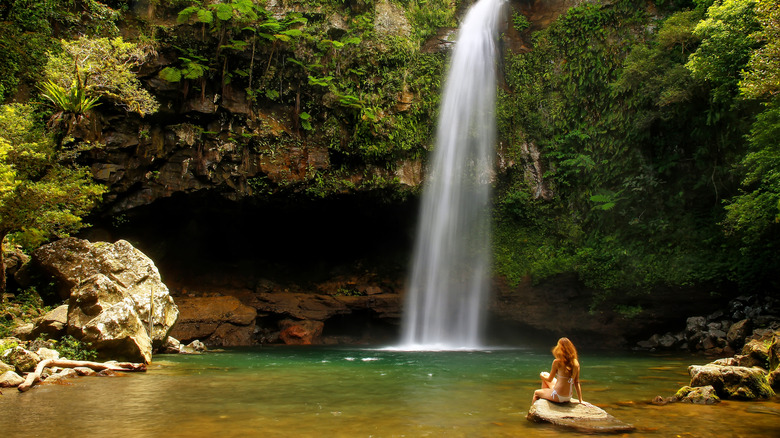 Tavoro Waterfalls on Taveuni, Fiji