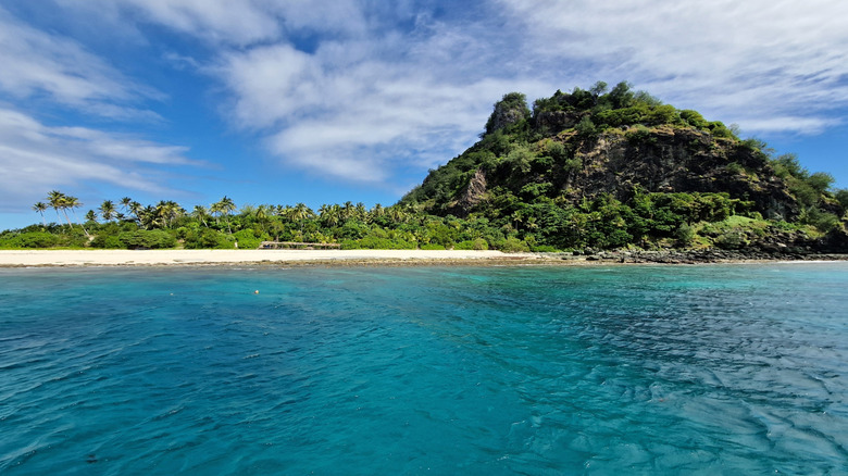 Monuriki island in Fiji