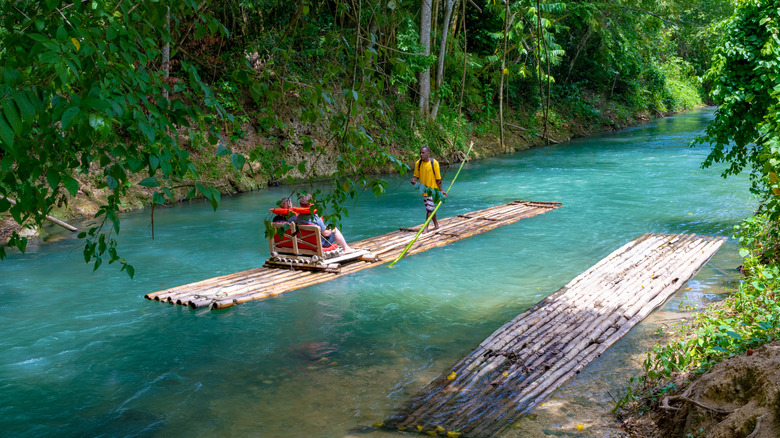 people rafting on Martha Brae