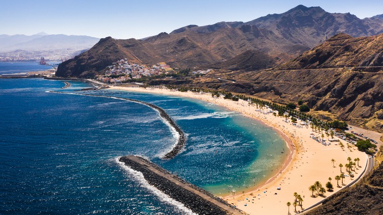 A beach in Tenerife