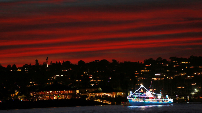 San Diego Bay Parade of Lights Christmas boat