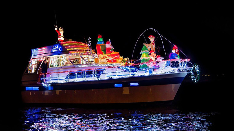 San Diego Bay Parade of Lights Christmas boat