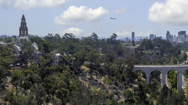 Panoramic view of Balboa Park, CA