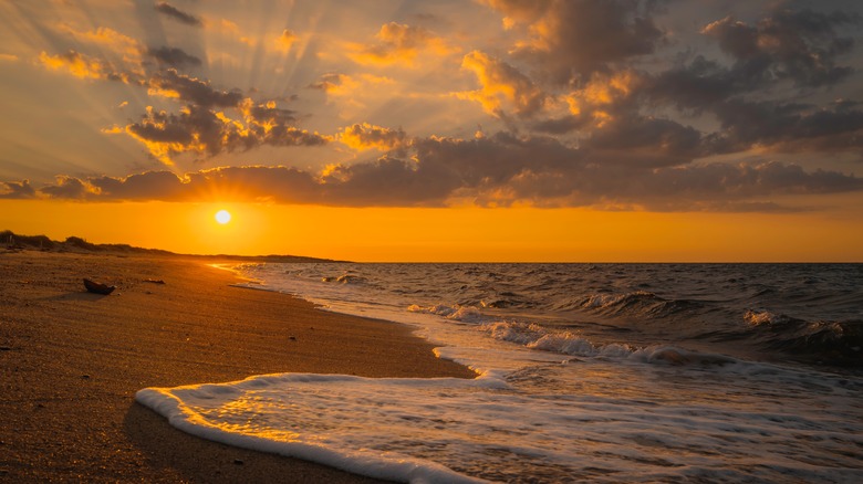 South Cape Beach ocean sunrise