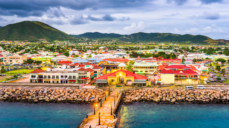 St. Kitts' town of Basseterre