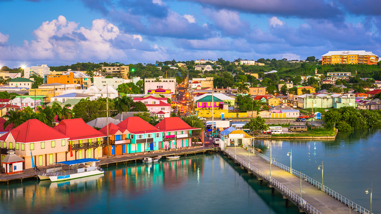 Waterfront at St John's, Antigua