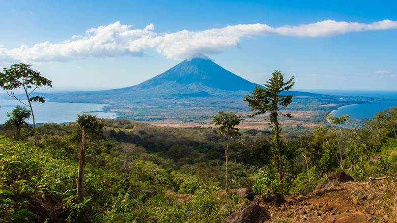 Volcano view from Ometepe island, Nicaragua