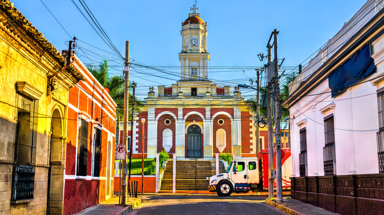 Street in Santa Ana, El Salvador