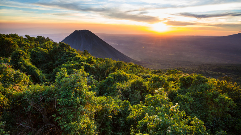 Vantage over Santa Ana volcano, El Salvador