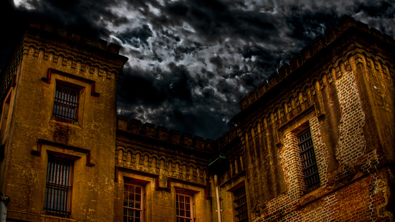 Charleston Old City Jail stormy sky