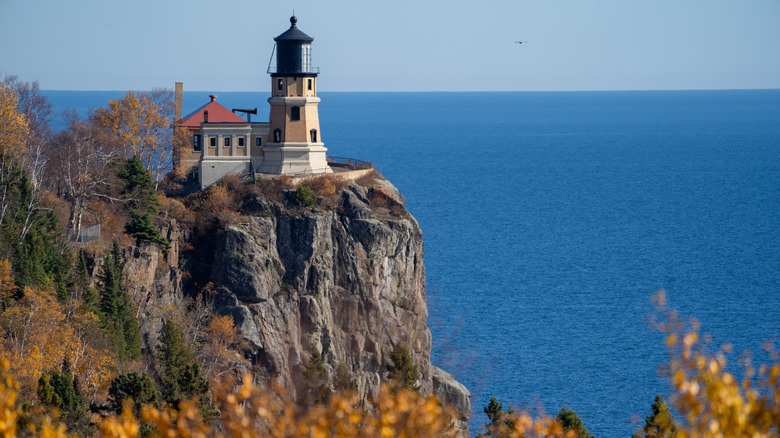 Split Rock Lighthouse in autumn