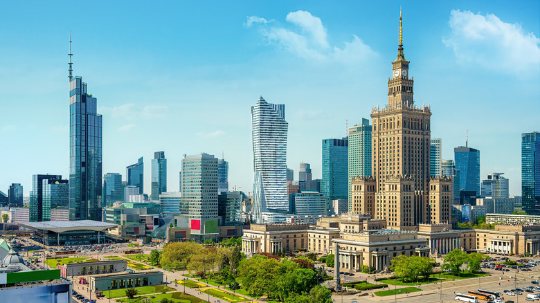 A sunny day in Warsaw
