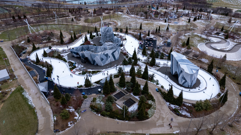 Ice Skating Ribbon in Maggie Daley Park