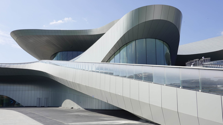 Chengdu Science Fiction Museum's futuristic exterior