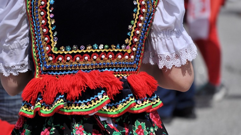 Polish heritage woman's costume