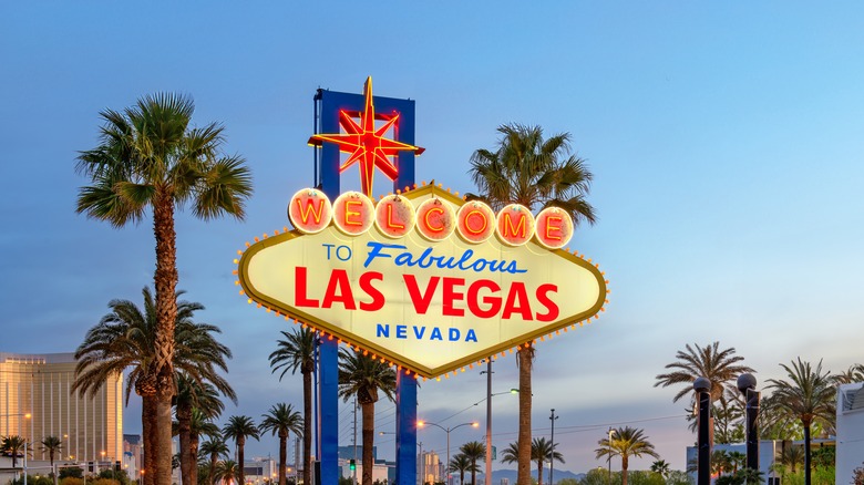 The Welcome to Las Vegas sign