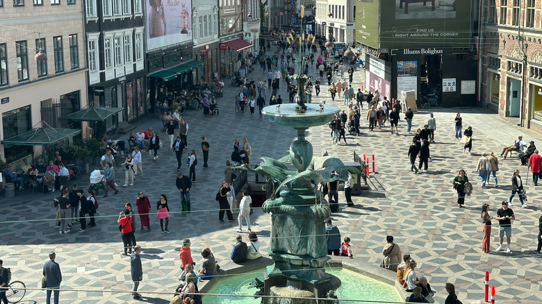 Strøget Street in Copenhagen