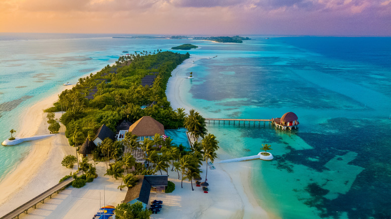 Beach in the Maldives