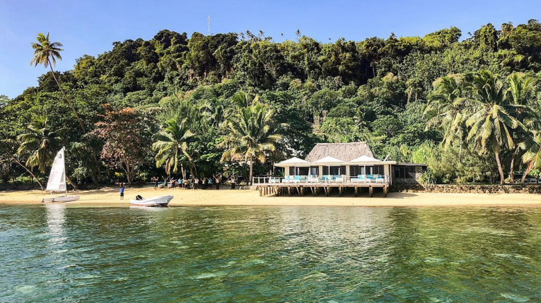 Matangi Private Island Resort beach