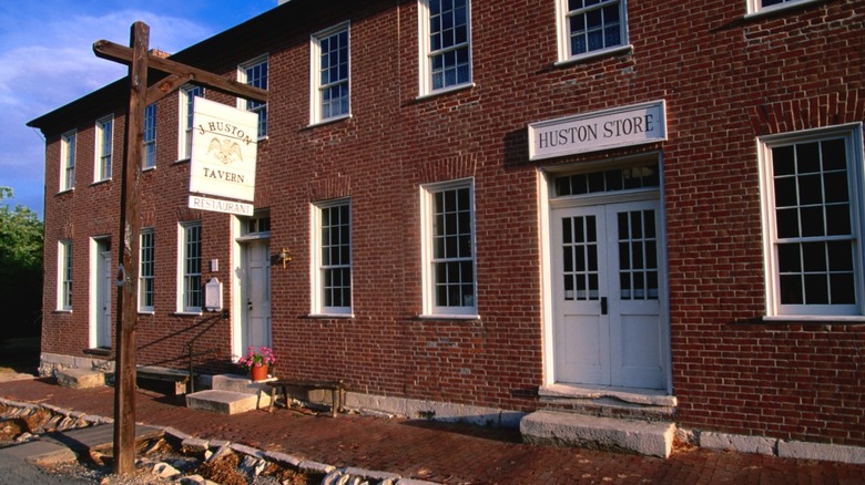 The historic J Huston Tavern in Arrow Rock, Missouri