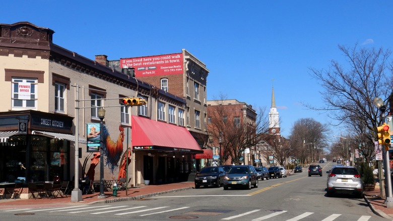 Downtown Montclair New Jersey street