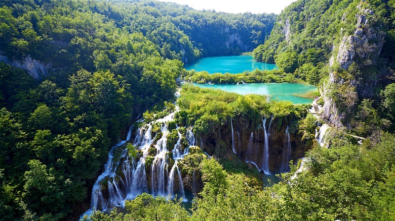 Above Plitvice Lakes National Park