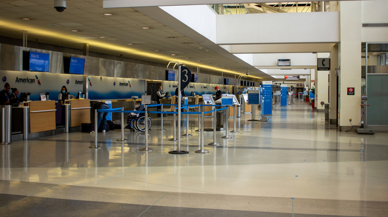 Terminal area of PHL airport