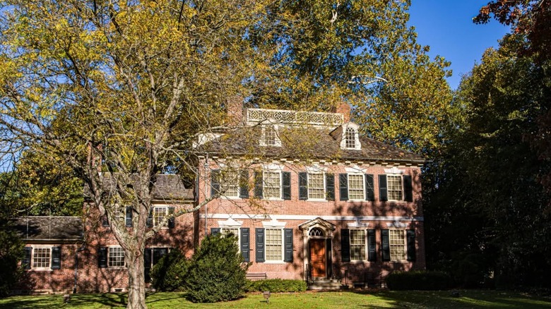 The Corbit-Sharp House, a National Historic Landmark, in Odessa, Delaware