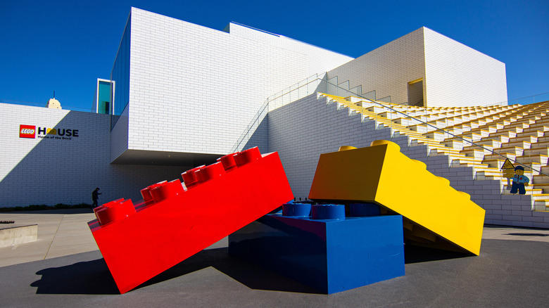 Exterior of LEGO House in Billund, Denmark