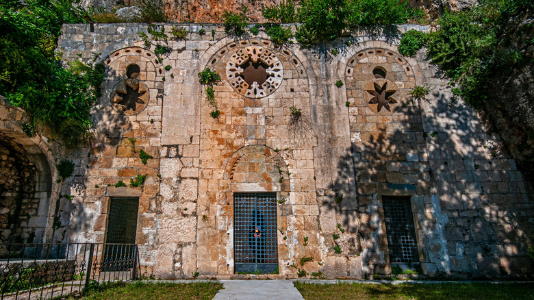 The front facade of St. Pierre Church in Antakya, Hatay province in Turkey