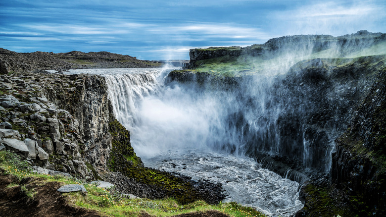 The powerful waterfall Dettifoss, Iceland