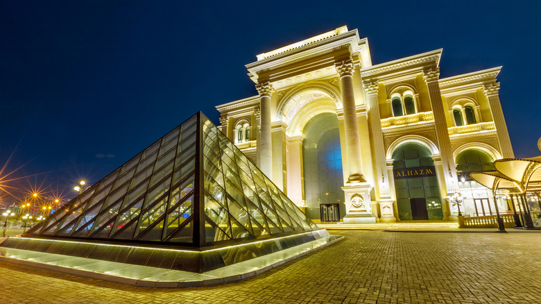 Outside view of the Al Hazm Mall in Doha