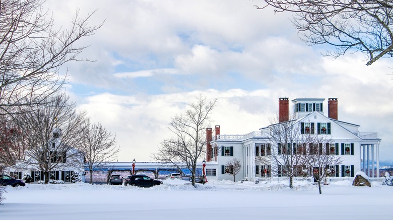 paris hill paris maine winter house