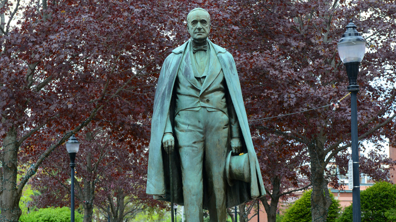 Hannibal Hamlin statue in Bangor