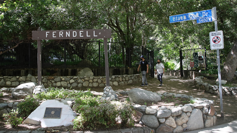 Ferndell trailhead in Griffith Park